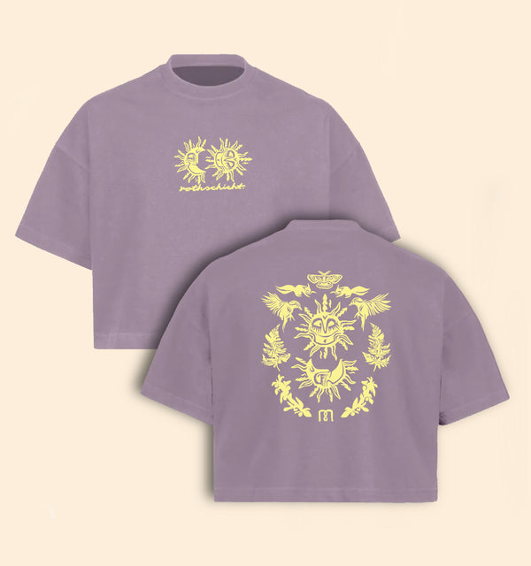 Crop Shirt Sonne Mond